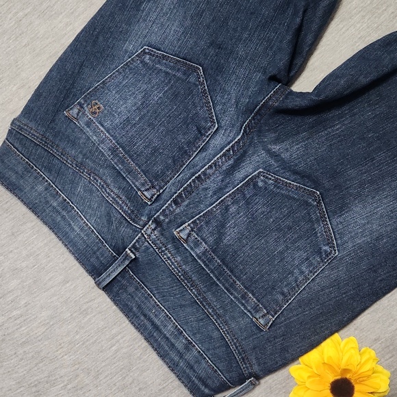 Jessica Simpson Brand "Kiss Me" Super Skinny Mid-Rise Dark Denim Jeans Jeggings - Picture 8 of 14